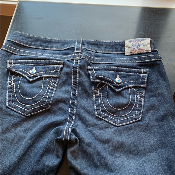 Denim True Religion jeans. Retro and professionally hemmed. Awesome jeans. - Picture 13 of 16